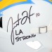 Justin Herbert Los Angeles Chargers Autographed Fanatics Authentic Riddell Speed Replica Helmet with LA Strong Inscription