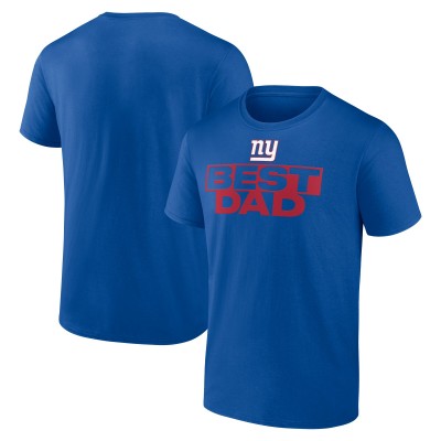 New York Giants Royal Best Dad Fathers Day T-Shirt