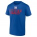 New York Giants Royal Best Dad Fathers Day T-Shirt