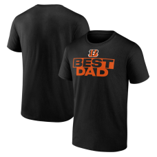 Cincinnati Bengals Black Best Dad Fathers Day T-Shirt