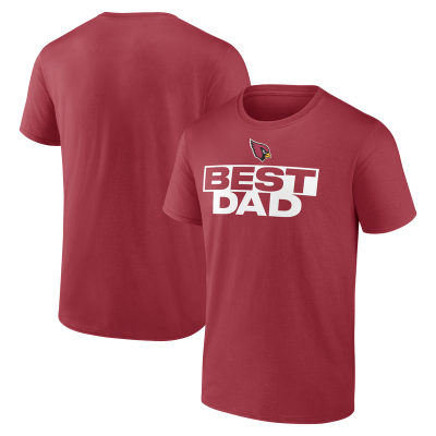 Футболка Arizona Cardinals Cardinal Best Dad Father's Day