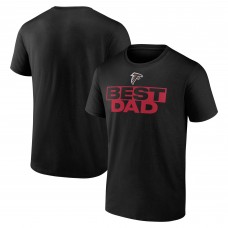 Футболка Atlanta Falcons Black Best Dad Fathers Day