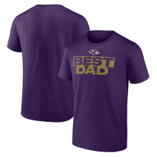 Футболка Baltimore Ravens Purple Best Dad Father's Day