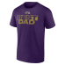 Футболка Baltimore Ravens Purple Best Dad Father's Day