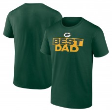 Футболка Green Bay Packers Green Best Dad Fathers Day