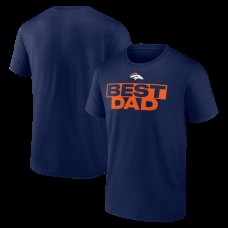 Футболка Denver Broncos Navy Best Dad Fathers Day