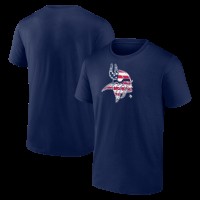 Minnesota Vikings Navy Americana T-Shirt