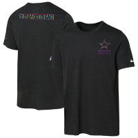 Детская футболка Dallas Cowboys Nike 2025 NFL Crucial Catch Tri-Blend Dri-FIT - Black