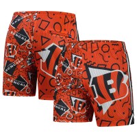 Cincinnati Bengals Chubbies Orange Mesh Shorts