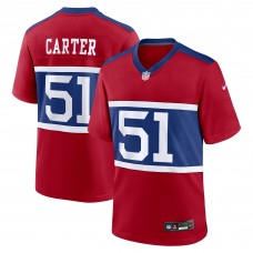 New York Giants Abdul Carter Nike Red First Round Pick Alternate Game Jersey