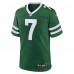 Джерси New York Jets Justin Fields Nike Legacy Green Game Player