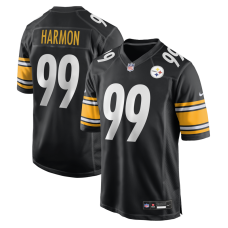 Джерси Pittsburgh Steelers Derrick Harmon Nike Black Game Джерси Pittsburgh Steelers Derrick Harmon Nike Black Game