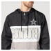 Dallas Cowboys New Era Navy Ripstop Quarter-Zip Hooded Windbreaker