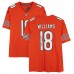 Игровая джерси Caleb Williams Chicago Bears Autographed Fanatics Authentic Orange Nike Limited