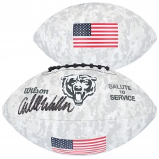 Caleb Williams Chicago Bears Autographed Fanatics Authentic 2024 Salute To Service Wilson Football