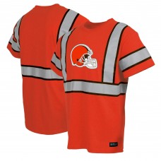 Футболка Cleveland Browns Orange Safety Heavyweight