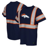 Футболка Denver Broncos Navy Safety Heavyweight