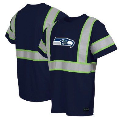 Seattle Seahawks College Navy Safety Heavyweight T-Shirt