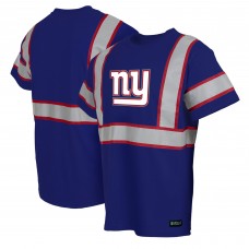 New York Giants Royal Safety Heavyweight T-Shirt
