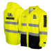 Куртка Cleveland Browns Yellow Hi-Vis Safety Waterproof Rainshell Full-Zip Hooded Куртка Cleveland Browns Yellow Hi-Vis Safety Waterproof Rainshell Full-Zip Hooded