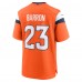 Denver Broncos Jahdae Barron Nike Orange 2025 NFL Draft First Round Pick Game Jersey