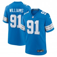 Игровая джерси Detroit Lions Tyleik Williams Nike Blue 2025 NFL Draft First Round Pick Game