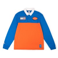 Topo Designs x Denver Broncos Directoire Blue/Scarlet Ibis Rugby Shirt
