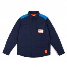 Topo Designs x Denver Broncos Midnight/Directoire Blue Full-Snap Puffer Shirt Jacket Topo Designs x Denver Broncos Midnight/Directoire Blue Full-Snap Puffer Shirt Jacket