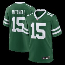 New York Jets Adonai Mitchell Nike Legacy Green Team Game Jersey New York Jets Adonai Mitchell Nike Legacy Green Team Game Jersey