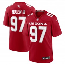 Arizona Cardinals Walter Nolen Nike Cardinal 2025 NFL Draft First Round Pick Game Jersey
