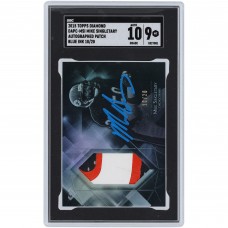 Mike Singletary Chicago Bears Autographed 2015 Topps Diamond 3 Color Relic Blue Ink #DAPC-MSI #10/20 SGC Authenticated 9/10 Card