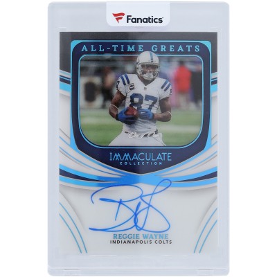 Reggie Wayne Indianapolis Colts Autographed 2022 Panini Immaculate Collection Platinum All Time Greats Autograph #ATG-RWA #1/1 Card