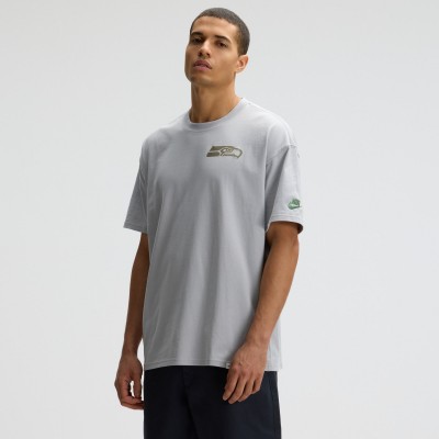Seattle Seahawks Nike Gray 2025 Rivalries Collection Essential Max90 T-Shirt