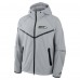 Seattle Seahawks Nike Gray 2025 Rivalries Collection Tech Raglan Full-Zip Jacket