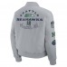 Seattle Seahawks Nike Gray 2025 Rivalries Collection Full-Snap Varsity Jacket