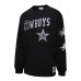 Футболка с длинным рукавом Dallas Cowboys Mitchell & Ness Black Training Camp Vintage Logos