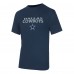 Футболка Dallas Cowboys Concepts Sport Navy/Gray Avondale & Flannel Pants Set