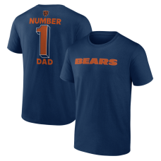 Футболка Chicago Bears Navy #1 Dad Jersey Футболка Chicago Bears Navy #1 Dad Jersey