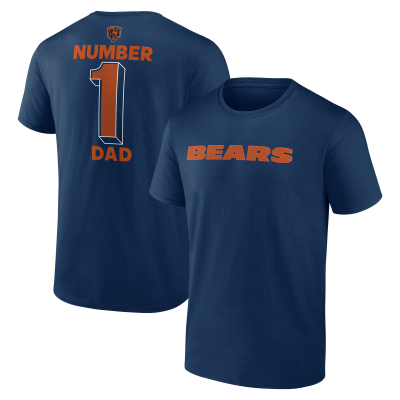 Футболка Chicago Bears Navy #1 Dad Jersey
