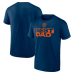 Футболка Chicago Bears Navy Greatest Dad Футболка Chicago Bears Navy Greatest Dad