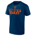 Футболка Chicago Bears Navy Greatest Dad
