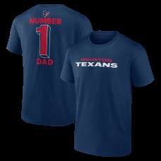 Футболка Houston Texans Navy #1 Dad Jersey