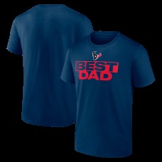 Футболка Houston Texans Navy Greatest Dad