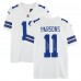 Игровая джерси Micah Parsons Dallas Cowboys Autographed Fanatics Authentic White Nike Limited with Americas Team Inscription
