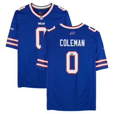 Игровая джерси Keon Coleman Buffalo Bills Autographed Fanatics Authentic Royal Nike Game