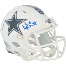 Dak Prescott Dallas Cowboys Autographed Fanatics Authentic Riddell 2024 Salute To Service Speed Mini Helmet