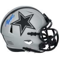 Micah Parsons Dallas Cowboys Autographed Fanatics Authentic Riddell Rave Speed Mini Helmet