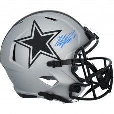 Micah Parsons Dallas Cowboys Autographed Fanatics Authentic Riddell Rave Speed Replica Helmet