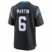 Игровая джерси Carolina Panthers Sam Martin Nike Black Team Game
