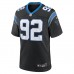 Игровая джерси Carolina Panthers Tershawn Wharton Nike Black Team Game